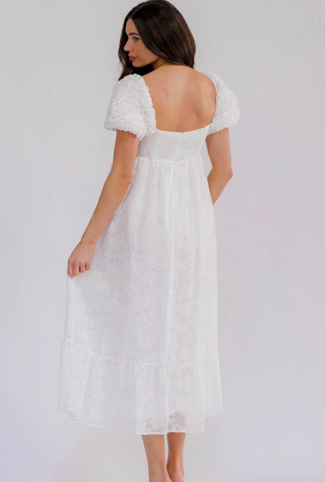 Tanya Puff Sleeve Maxi Dress