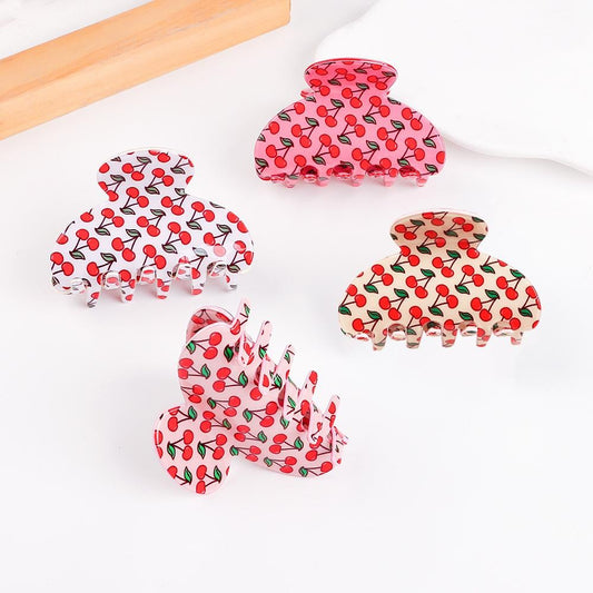 Mini Cherry Claw Clips