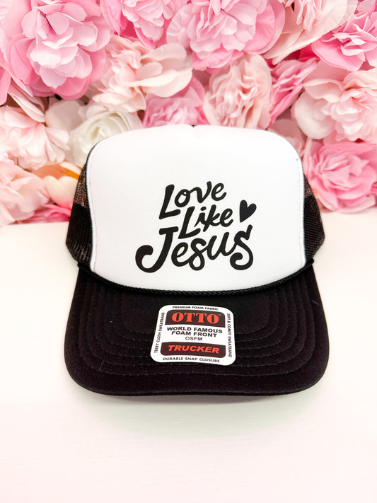 Love Like Jesus Faith Trucker Hat