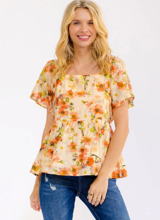 Melissa Puff Sleeve Blouse