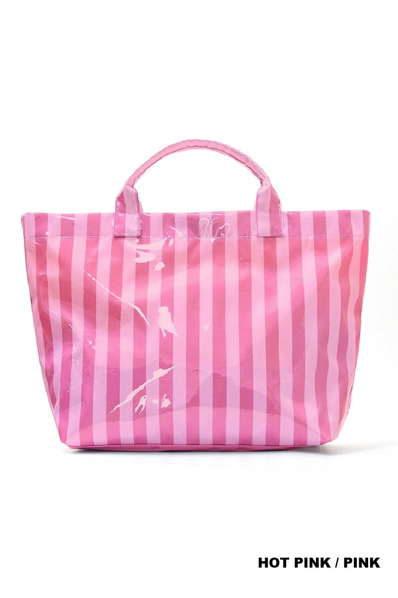 Leanie Striped Tote Bag