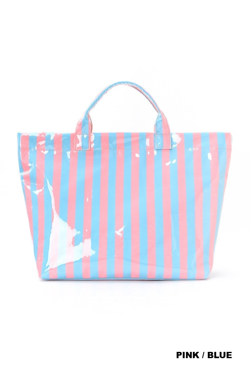 Leanie Striped Tote Bag