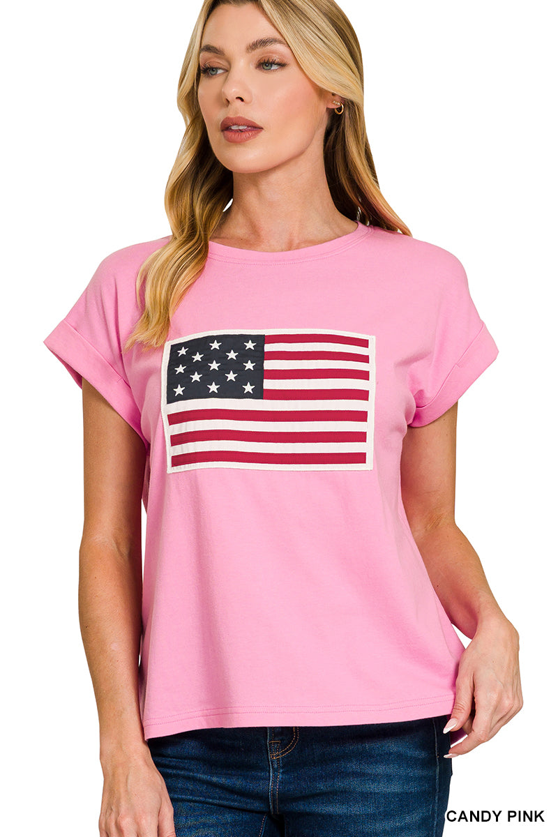 Lilly American Flag Top