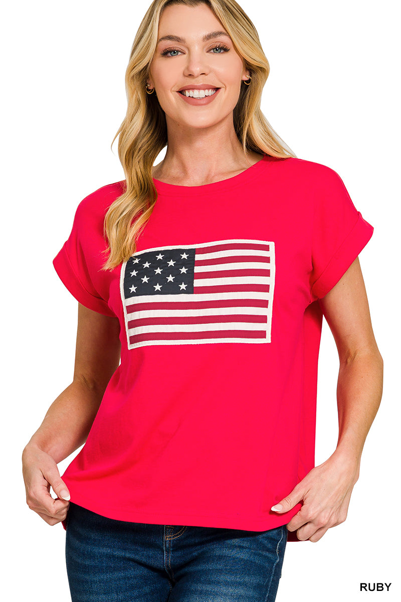 Lilly American Flag Top