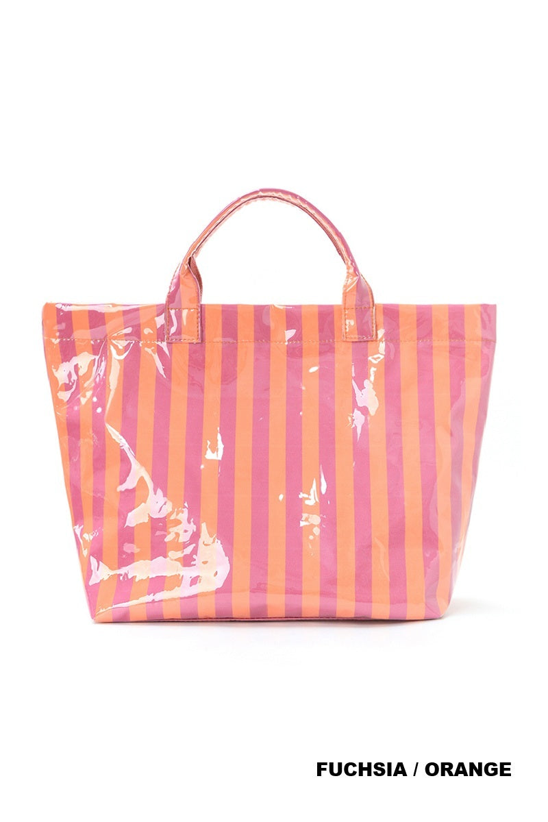Leanie Striped Tote Bag