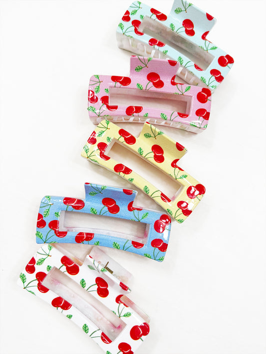 Cherry Claw Clip