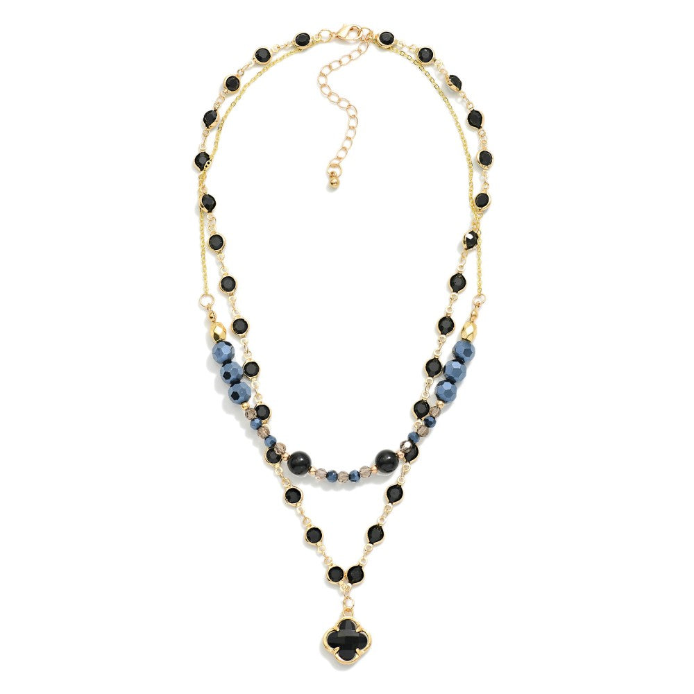 Callie Clover Double Necklace