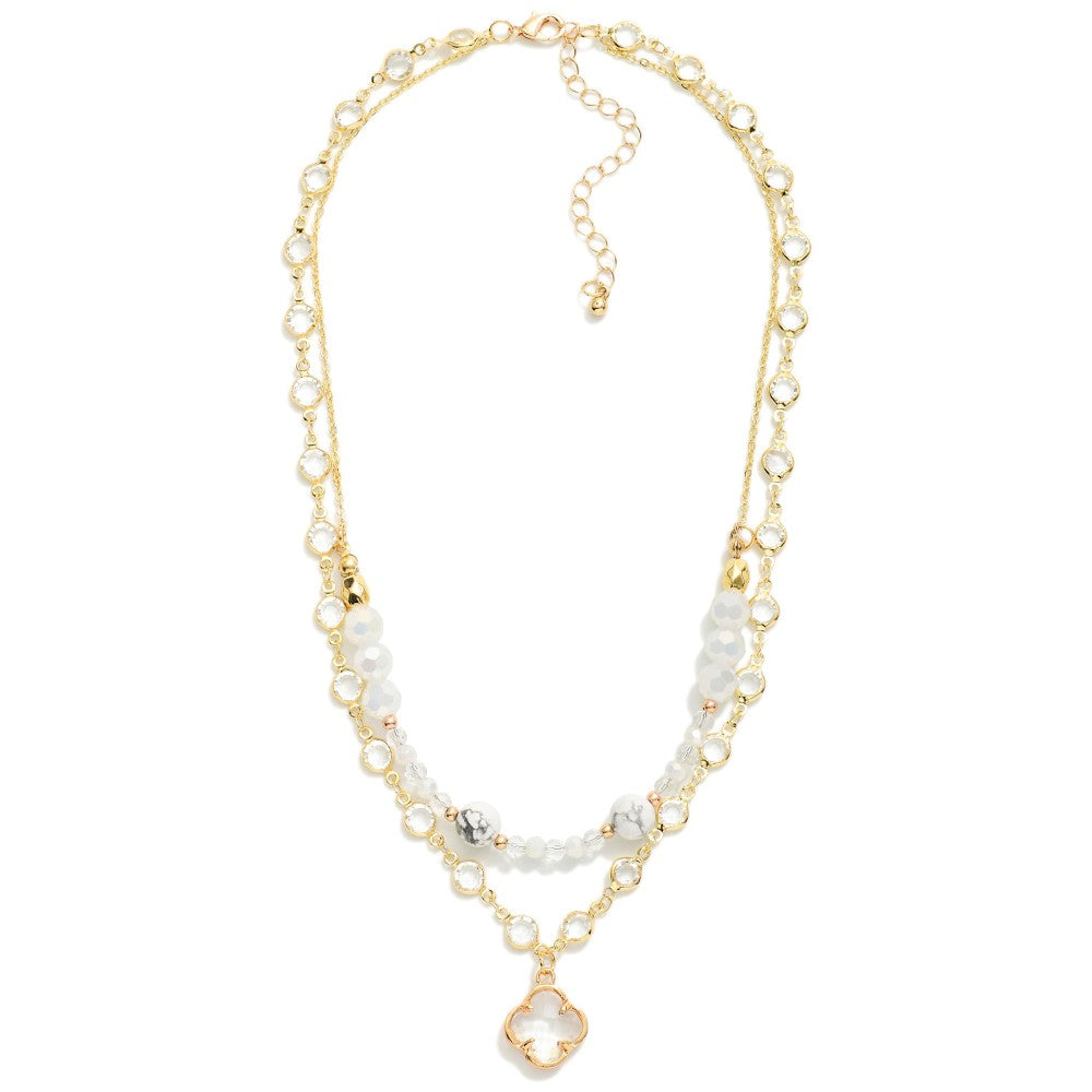 Callie Clover Double Necklace