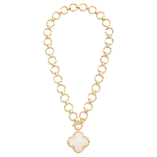 Steph Large Clover Necklace