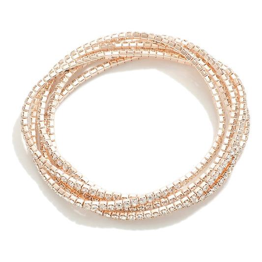 Kathie Rhinestone Bracelet Bundle