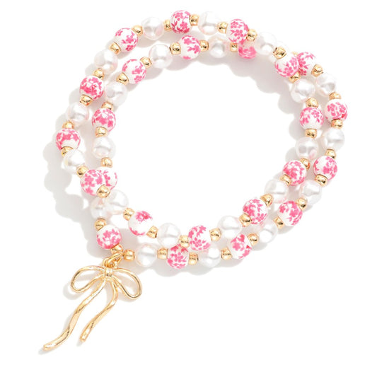 Taylor Pink Porcelain Bracelet Bundle