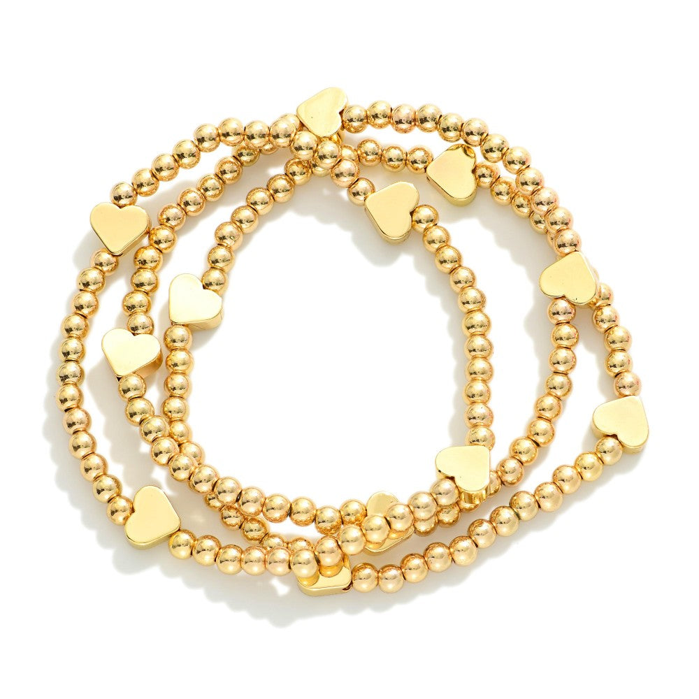 Britt Pearl Heart Bracelet Bundle