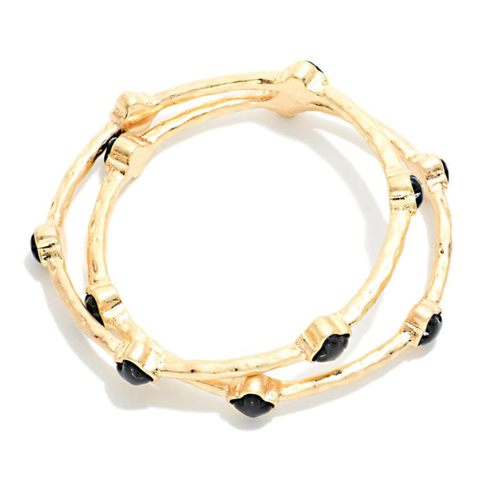 Nina Clover Bangle Bracelets