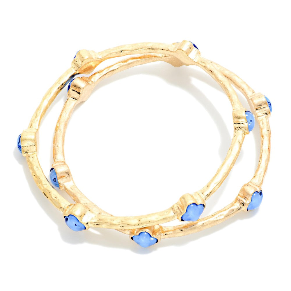 Nina Clover Bangle Bracelets