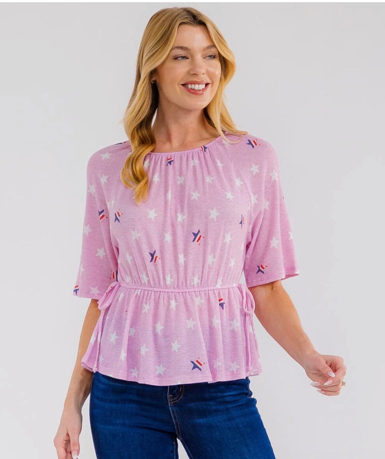 Kate Star Print Top