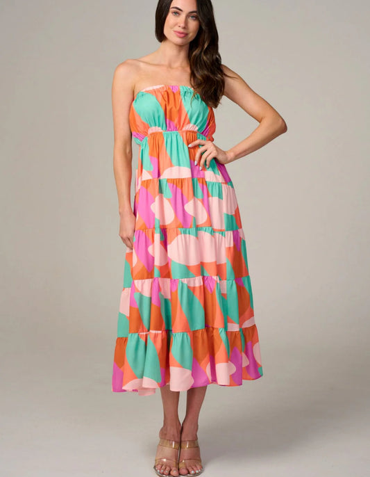 Naya Tube Top Smocked Maxi