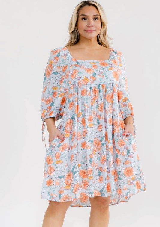 Plus - Shelby Floral Mini Dress