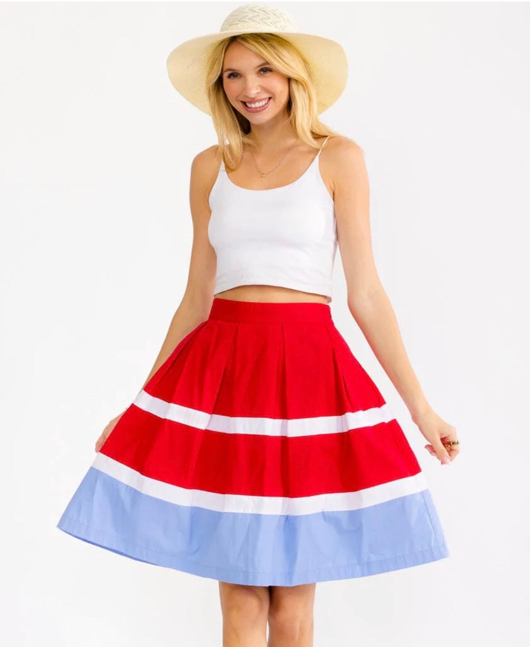 Savanah ColorBlock Skirt