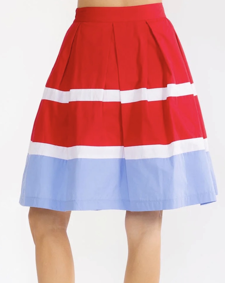 Savanah ColorBlock Skirt