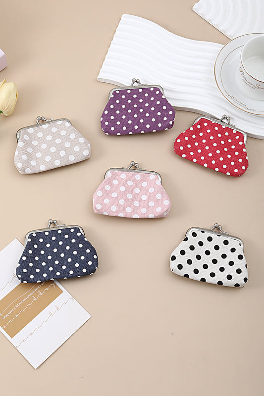 Assorted Polka Dot Coin Purse