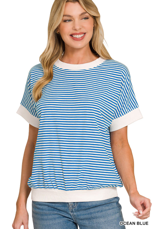 Tatum Striped Top
