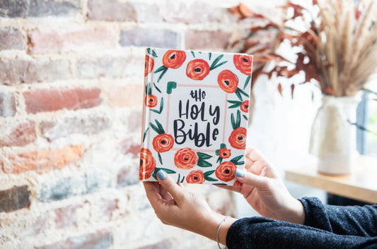 Orange Poppies ESV Journaling Bible