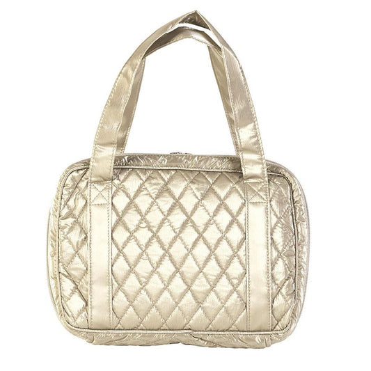 Quilted Bible Cover - Champagne