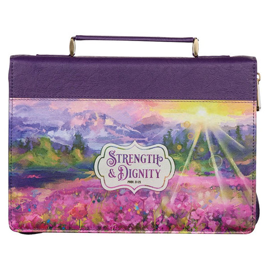 Strength And Dignity Bible Cover