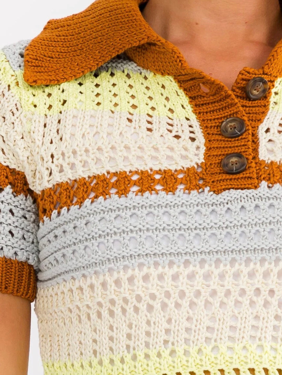 Marcy Knit Button Up