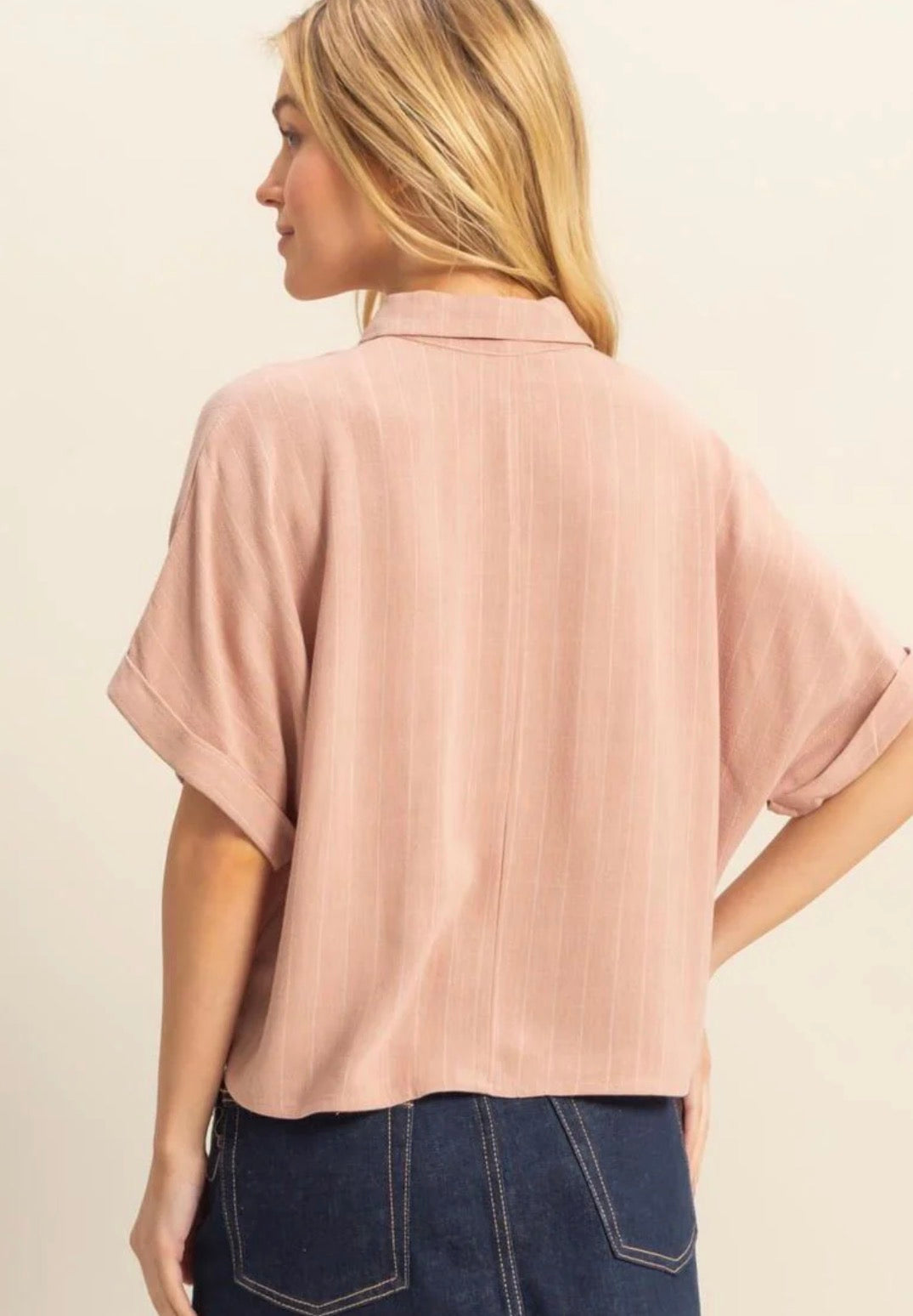 Andrea Button Up Top