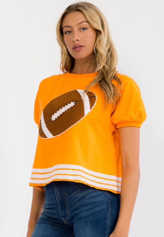 Coyote Gameday Sequin Top