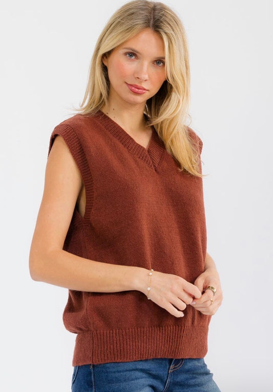 Maddie Sleeveless Sweater