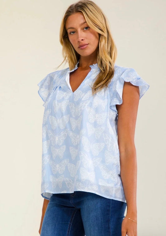 Jaslyn Butterfly Blouse