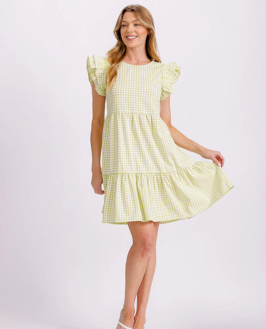 Pamela Gingham Mini Dress
