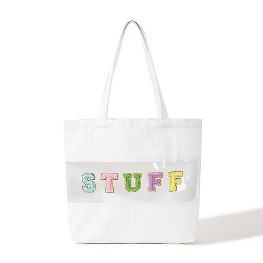 Stuff Tote Bag - White
