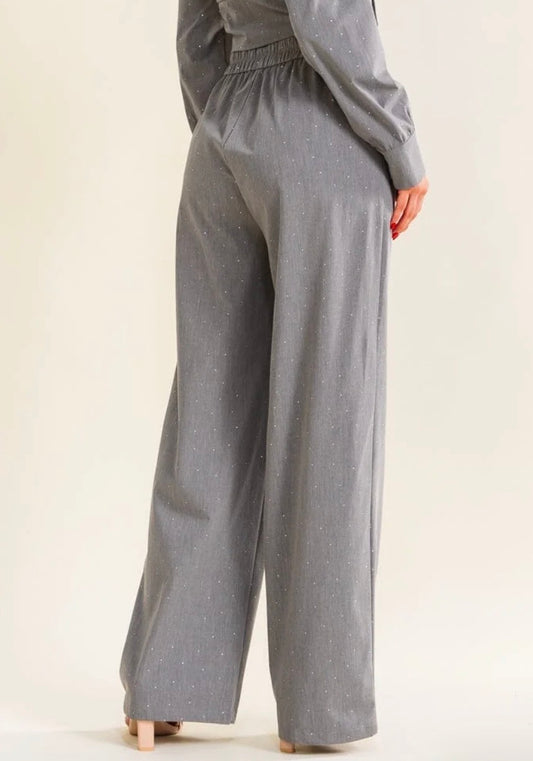 Bethany Rhinestone Studded Pants