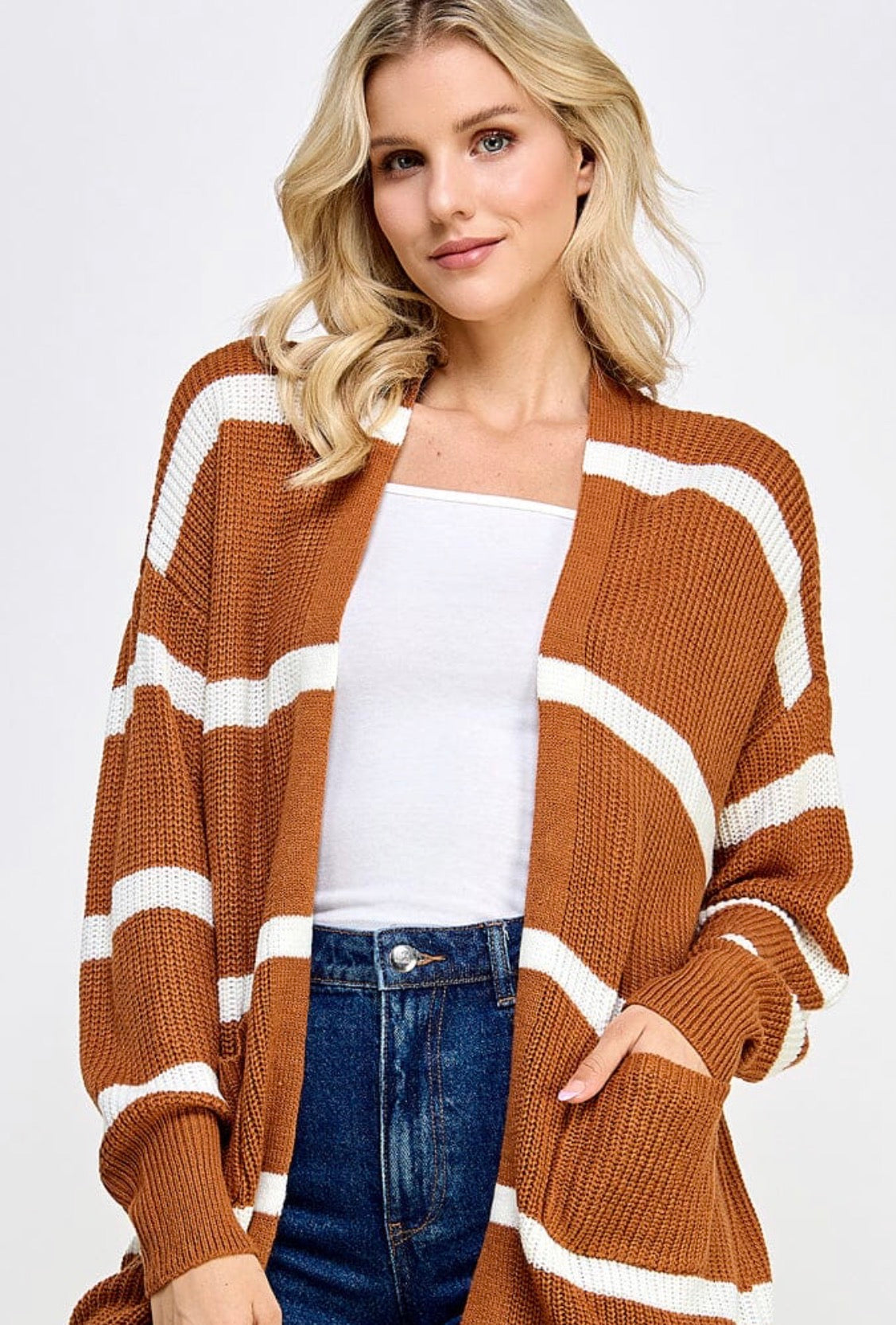 Paula Striped Cardigan