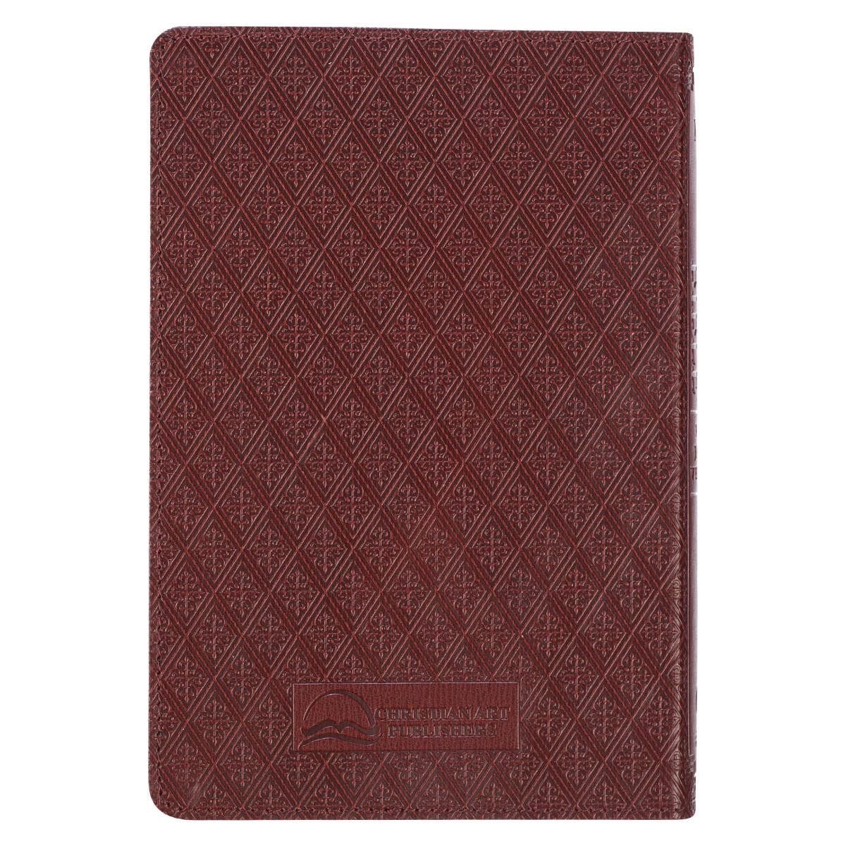 Brown Faux Leather Compact Bible kjv