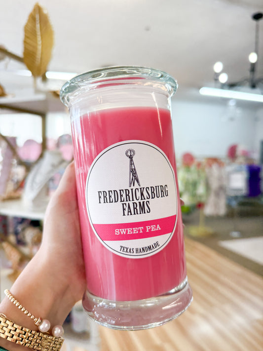 Sweet Pea (16oz) Fredericksburg Candle