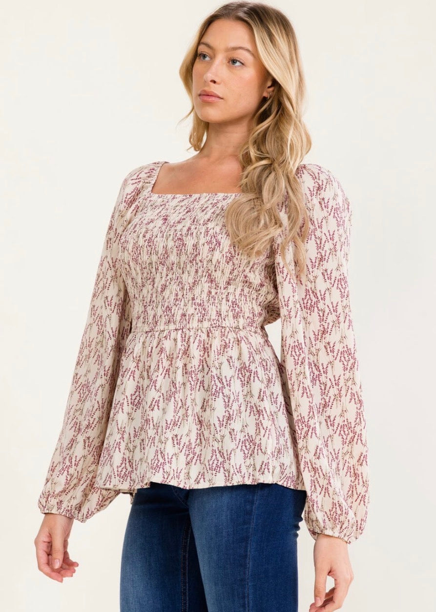 Mia Longsleeve Blouse