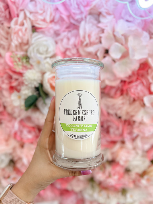 Coconut Lime Verbena (16oz) - Fredericksburg Farms