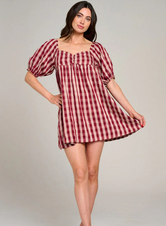 Maggie Gingham Dress