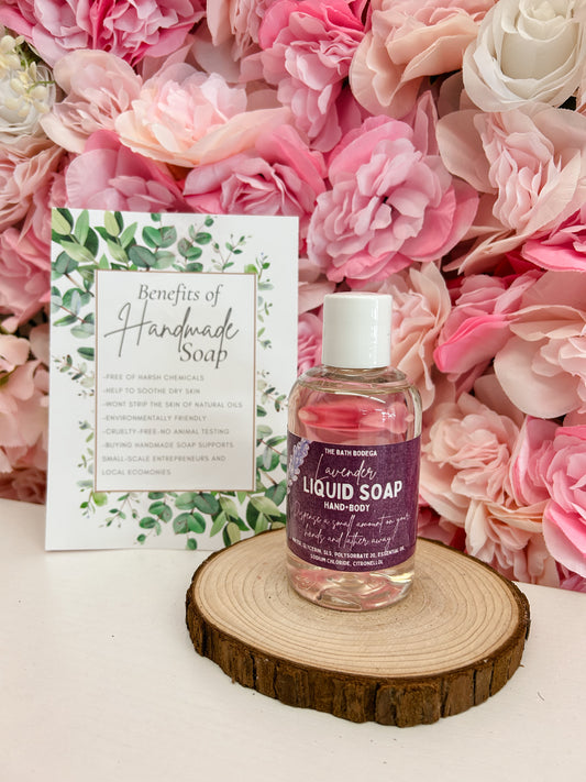 Lavender Liquid Soap: Hand+Body