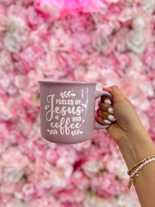 Fueled by Jesus Mug