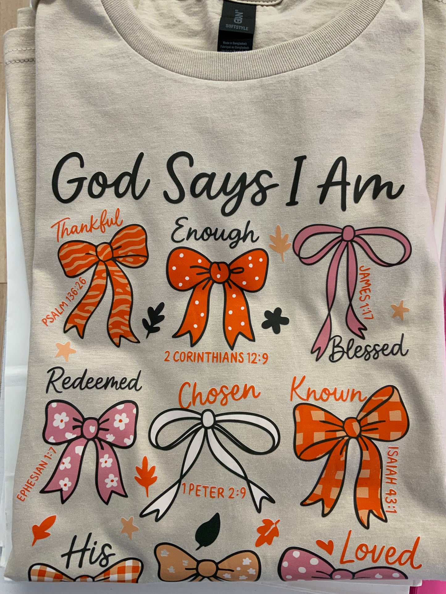 God Says I Am Fall Tee