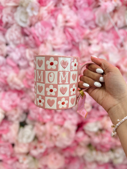 Mom Checkered Mug
