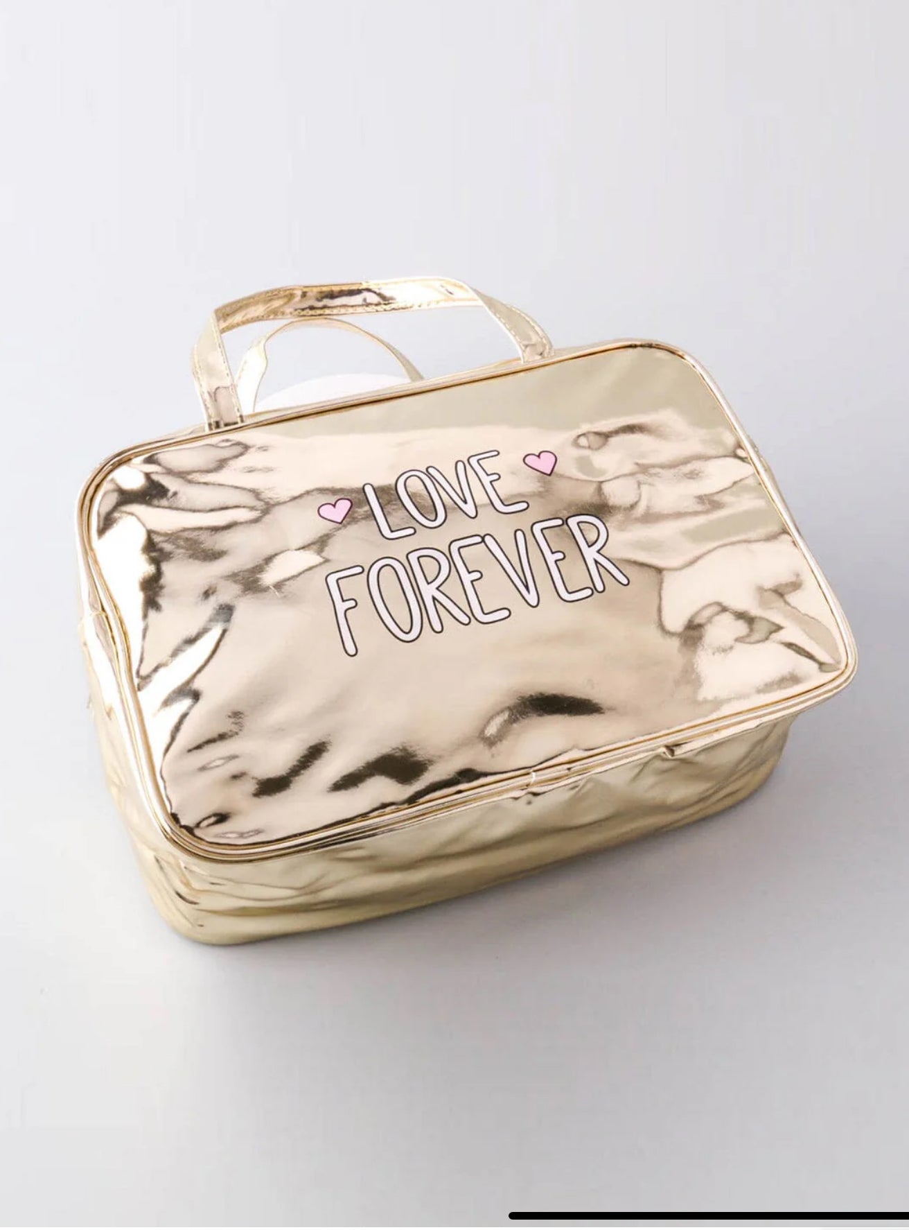 Love Forever Large Travel Cosmetic Bag