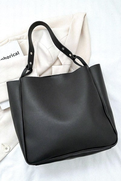 Vegan Leather Shoulder Bag