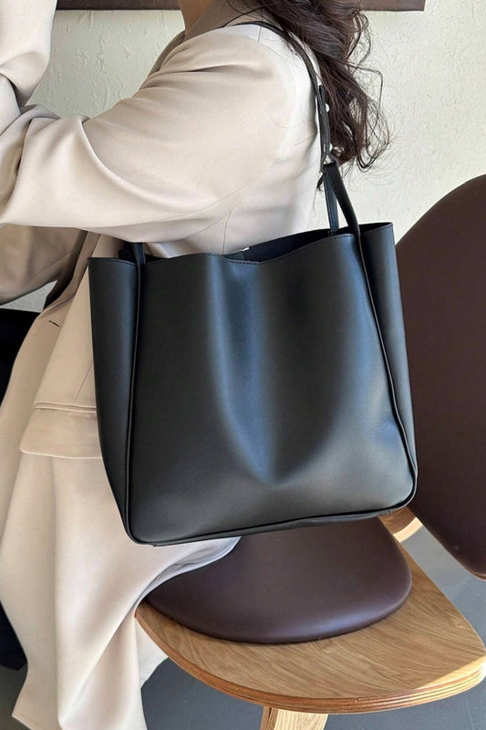 Vegan Leather Shoulder Bag