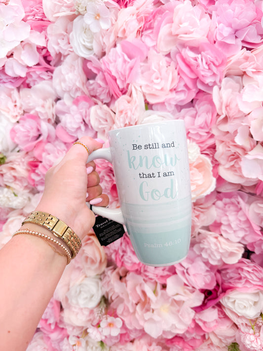 Be Still Teal Mug